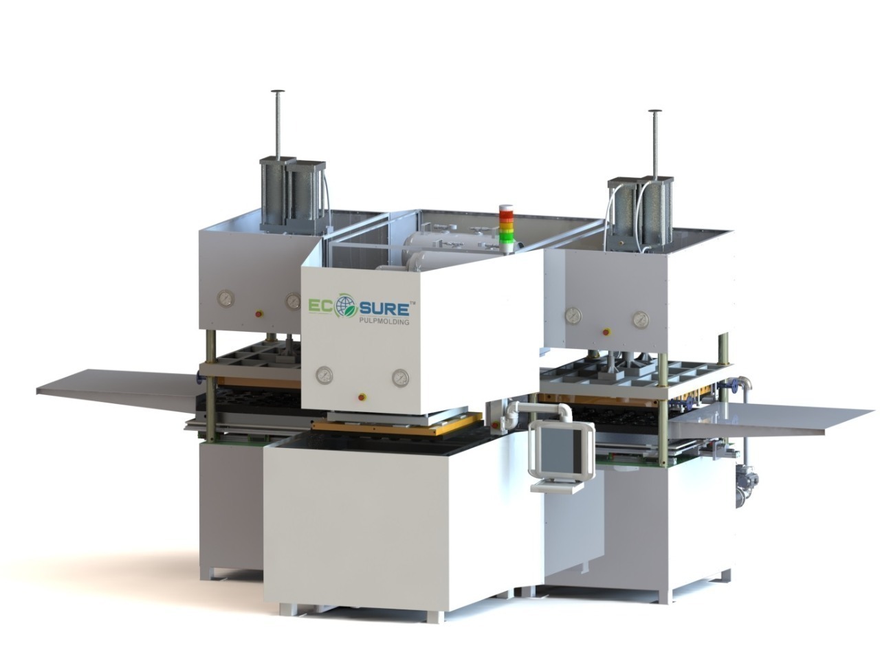 Ecosure Pulpmolding bags an order of Six Fully Automatic pulp molding machines from Satia