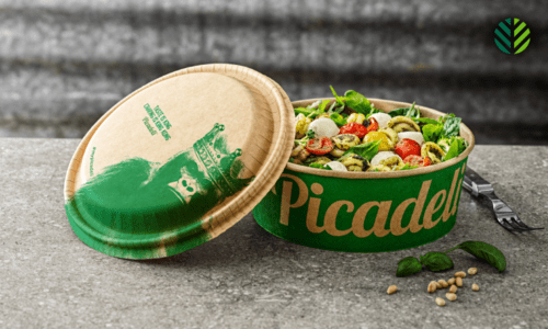 Fiber-based snap-closing lid puzzle cracked by Graphic Packaging International and Picadeli partnership